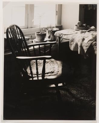 Study of a Windsor chair and windowsill