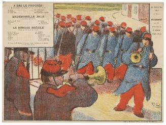 A Bas Le Progrès! [Down with Progress!]; Mademoiselle Julie; Le Ménage Brésile [The Brazilian Household] from a suite of eight programs accompanying the 1892–93 season of the Théâtre Libre, Paris