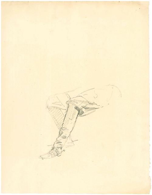 Study of a Calvalryman’s Boots and Breeches