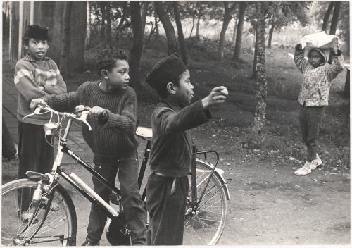 In a Camp for the Amboneze, the People from the Molukken  Islands, Former Dutch Colonies. This Camp Holds about 100 Families, Placed in the Woods in Friesland, Holland