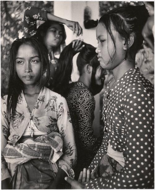 Dancers Preparing for Performance, Bali, Indonesia