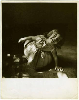 Portrait of young girl laughing