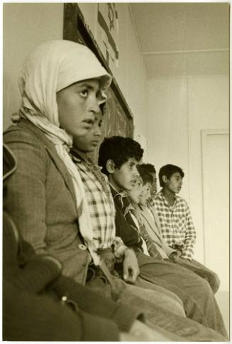 Bedouin children in school, Negev Desert, Israel