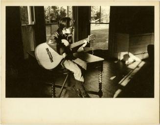 Boy with a Guitar, Summerhill School, England