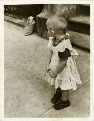 Little girl in white dress