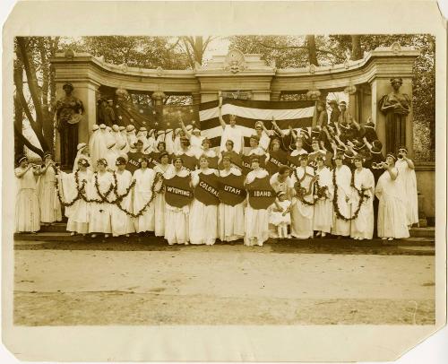 Suffrage Tableaux in Not in Park