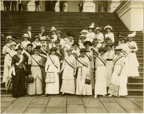 A Group of the Suffragists of the Congressional Union, July 13, 1914