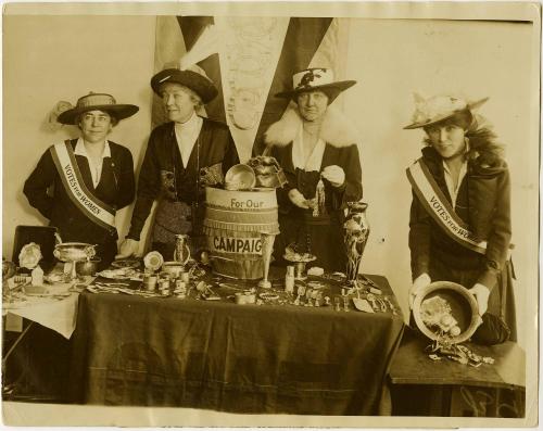 Auto parade of the Suffragists on Fifth Avenue May 1st