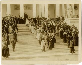 Suffragists Present Monster Petition to President Wilson