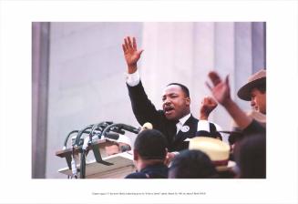 Reverend Martin Luther King Gives His “I Have a Dream” Speech from a series of photographs of the March on Washington