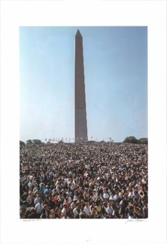 Untitled from a series of photographs of the March on Washington