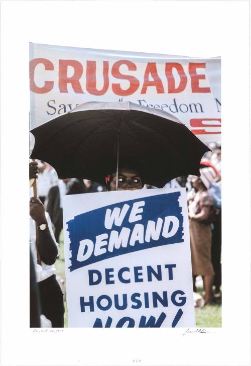 Untitled from a series of photographs of the March on Washington