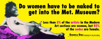 Do women have to be naked to get into the Met. Museum?