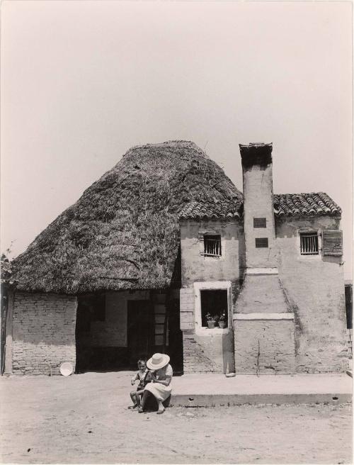 Casone in laguna [Houses near the lagoon], Italy