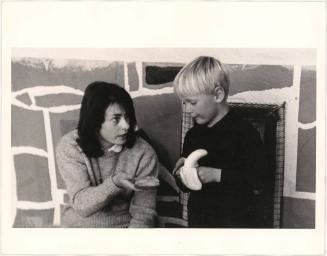 Boy and Girl with Food, Summerhill School, England