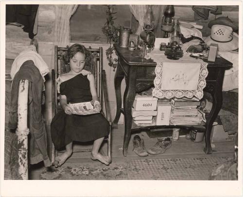 Daughter of Tom Huravitch, Farmer in Williams Co., North Dakota