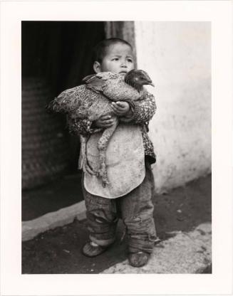 Boy with Chicken, Hungjao, China