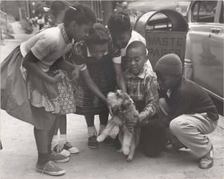 Group of children with Staccato, New York City