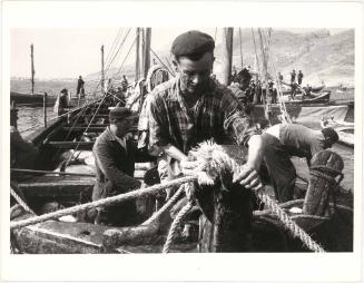 Tuna Fisherman with Rope, Egadi Islands, Sicily, Italy