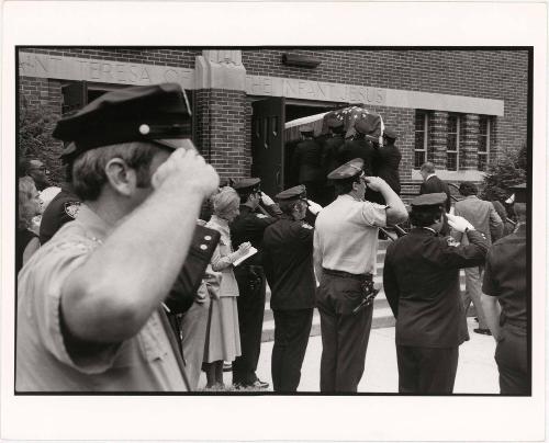 A Funeral for an Officer Killed in the Line of Duty