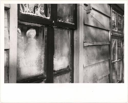 Frosty window panes, Holland