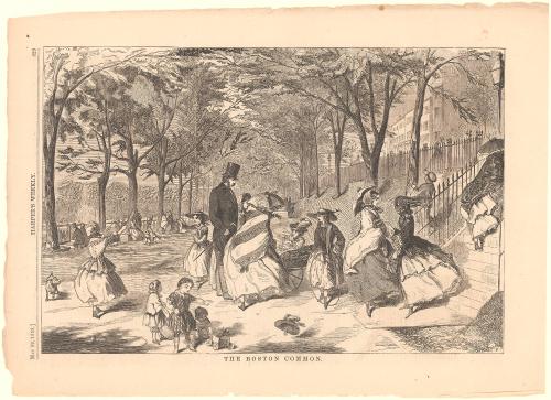 The Boston Common., from Harper’s Weekly