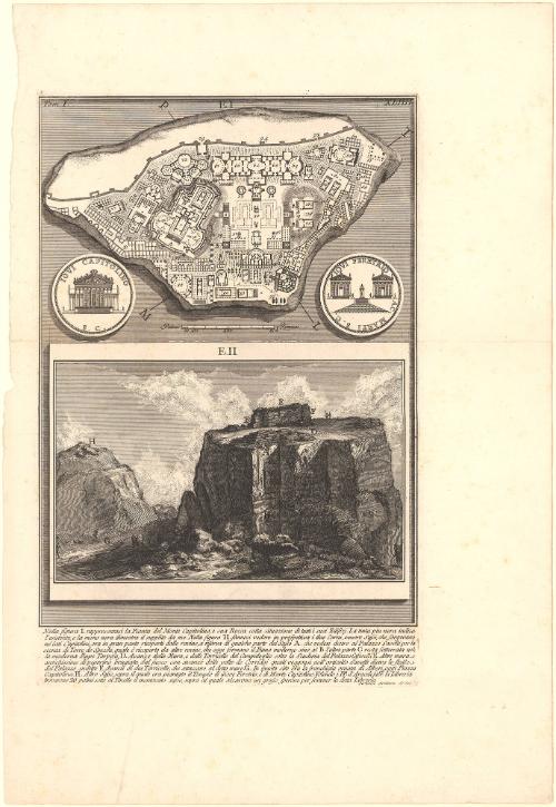 La Pianta del Monte Capitolino (Plan of the Capitoline Hill)