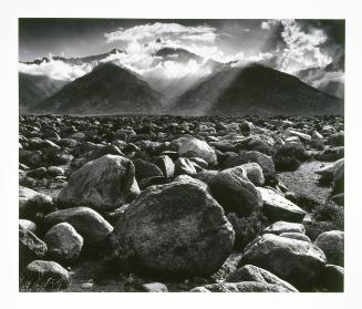 Mount Williamson, Sierra Nevada, from Manzanar, CA